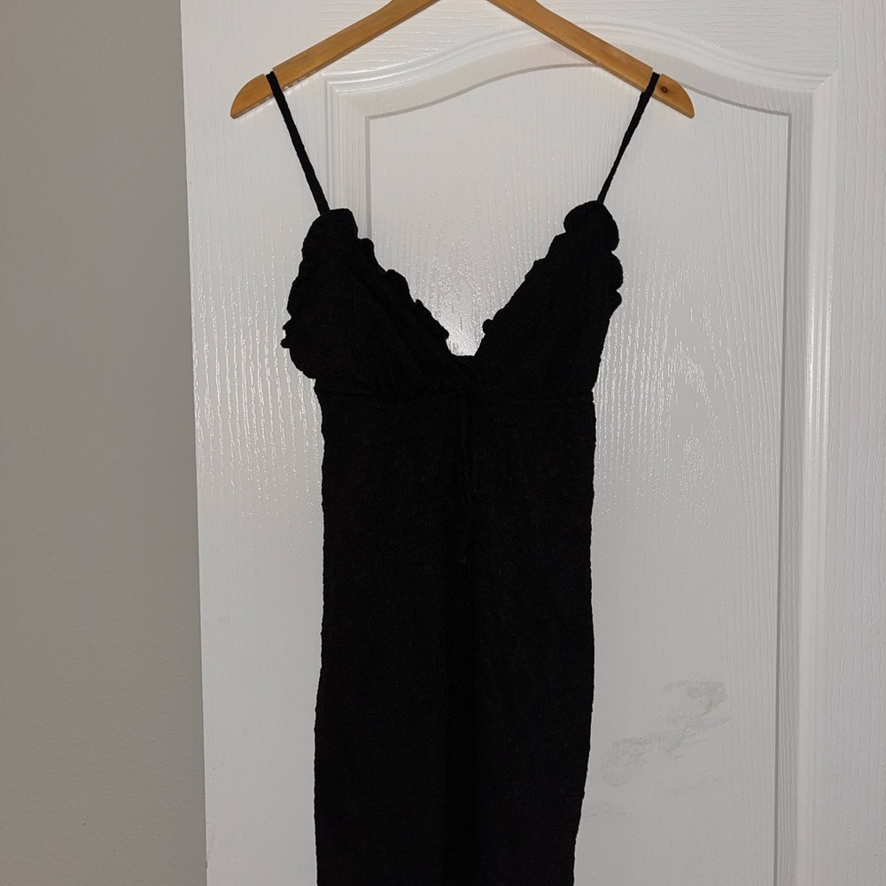 No Boundaries Black Mini Dress